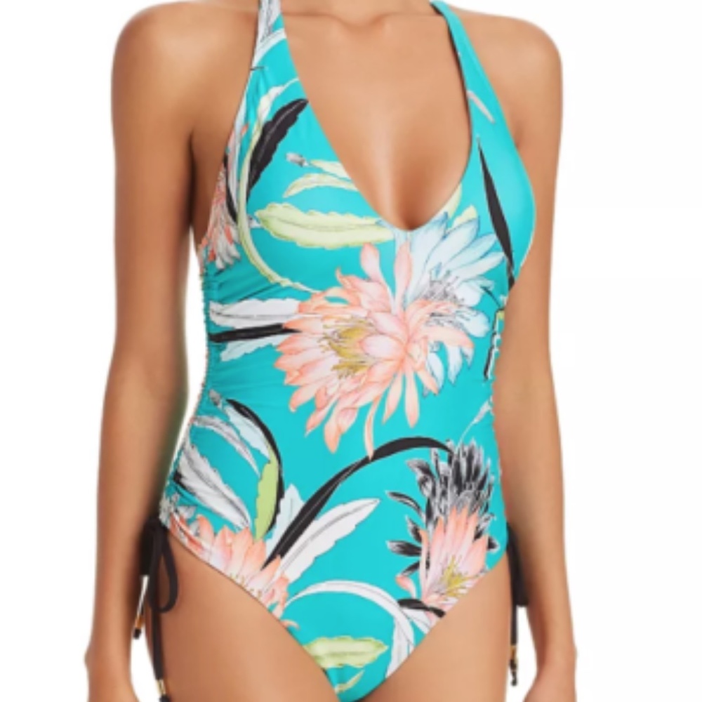 NWT $154 TRINA TURK SHANGRI LA US 10 ONE PIECE - Picture 4 of 14
